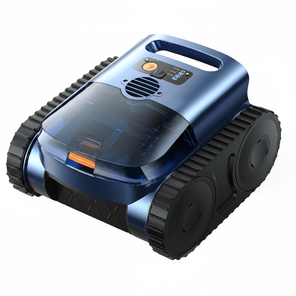 Robotic Pool Cleaner,Cordless Pool Vacuum for Inground Pools,Automatic Pool Cleaner Robot for Pool Floors,Drain Cleaning,Walls,Waterline,2150 Sq.Ft,180Min Runtime,3H Fast Charging Robot for Spa Pool